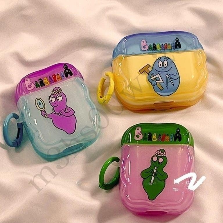Barbapapa巴巴變 耳機套 Airpods pro 4代 防摔保護套 3代耳機殼 1/2代 耳機保護殼