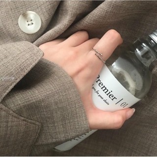 🤍CUSTOM🤍韓系 冷淡風 竹節開口 可調節戒指 ins 港風 學生 潮人關節戒指 尾戒