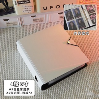 🎁限時下殺 臺灣發貨追星收納冊活頁A4大容量小卡9宮格卡冊外殼擋闆拍立得相冊定 製相機包 復古皮套 保護套 皮套