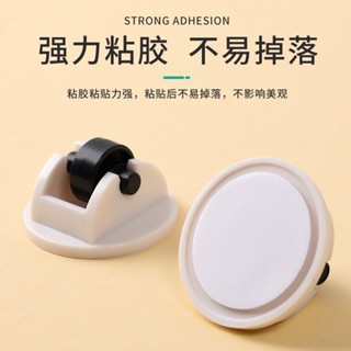 貼上靜音輪 粘貼式小輪子收納箱垃圾桶底部通用滑輪滾輪置物架移動腳輪單嚮輪 7LGI