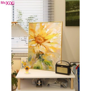 Xixi紅點設計裝飾畫#無框畫#客廳臥室裝飾太陽花玄關餐廳客廳裝飾畫臥室床頭沙發背景牆掛畫壁畫