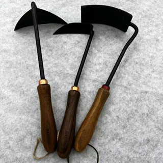全鋼除草寬小鋤頭家用鋤草種菜種花農具戶外園藝工具
