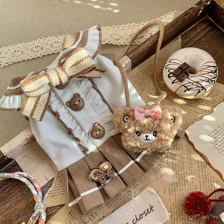 【折扣連連🐕精品】【精緻公主裙式設計】秋冬裝寵物小狗狗衣服蝴蝶結公主裙子比熊博美泰迪小貓貓00