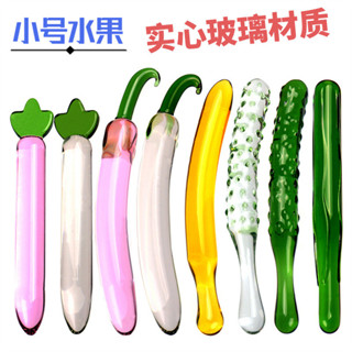 小號水果玻璃陽具假陰莖自慰女用玩具情趣自慰器另類成人用品