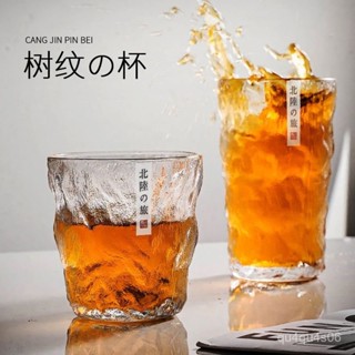 🌸臺灣下殺價🌸日式冰川紋耐熱玻璃杯把手高顔值茶杯喝水杯子網紅ins風咖啡杯 LXGG