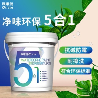 🔥臺灣出貨🔥五閤一乳膠漆 乳膠漆 白內牆漆 乳膠漆 刷墻塗料 改色油漆 室內自刷無味油漆