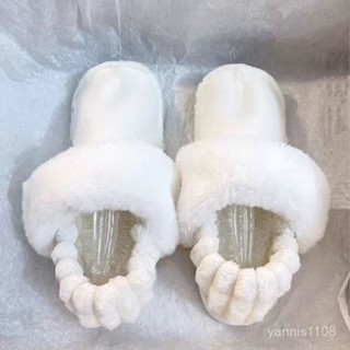 新店熱銷🉐 冬季保暖棉拖鞋鞋墊女內膽棉套加厚毛絨帶後跟包跟可拆卸換洗冬天 ER4C