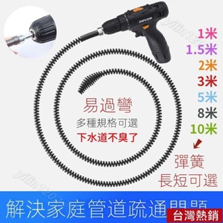 【滿199出貨】【可開發票】廚房下水道疏通神器專用工具電動管道疏通機一炮通馬桶疏通器 水管疏通器 排水管堵塞 水管阻塞