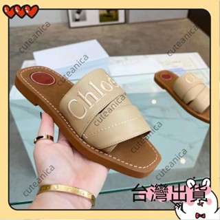 🔥臺灣出貨🔥 歐洲站平底一字涼拖鞋女外穿2025年春季新款百搭防滑時尚沙灘涼鞋DY14