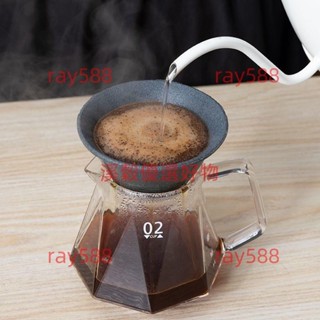 樂寳#咖啡濾杯陶瓷濾芯免濾紙過濾杯專業手沖萃取杯日式家用滴漏式茶漏🔥🔥