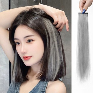 🔥限時特賣🔥【5226人收藏】短髮掛耳染髮片挑染假髮片女髮條無痕彩色接髮片神器一片式假髮貼