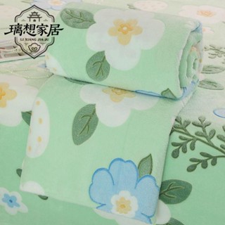 🍀新店促銷🍀[璃想]冬季雪花絨毛毯加厚珊瑚絨毯子沙發蓋毯法蘭絨午休毯床上用沙發毯 單人毯 雙人毯 萬用毯 午睡毯