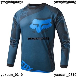 【廠家現發】Fox Racing Jersey 男士長袖摩托車騎行服速乾公路騎行服裝山地自行車賽車服