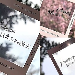 【臺灣熱賣】以你為名的夏天拍立得透卡三寸小卡拍照打卡送朋友禮物