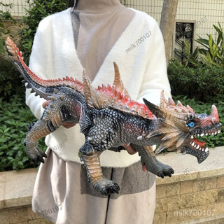 🔥免運🔥 兒童恐龍玩具大號軟膠霸王龍叫聲模擬侏羅紀世界男女孩模型玩偶 QUS2