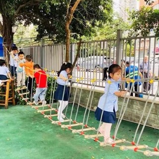 🌈🌈（訂金價格*請諮詢客服後下單）幼兒園戶外蕩橋體育活動器械兒童運動體能訓練器材平衡獨木橋玩具