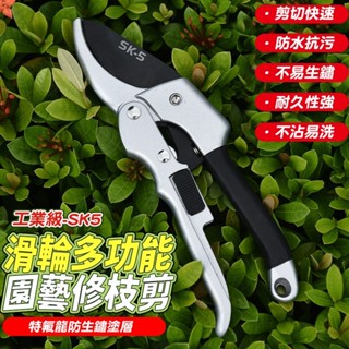 限時特賣🔥免運 SK5 滑輪多功能園藝剪刀 剪樹刀 樹枝剪刀 滑輪省力 修枝剪 果枝剪 園