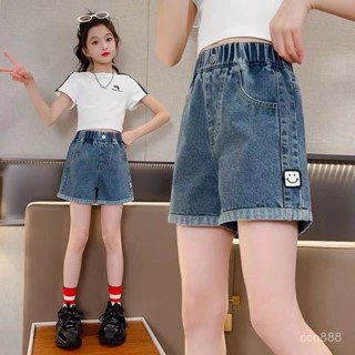 ❤上新女童短褲❤女童牛仔短褲兒童2025夏季新款五分褲中大童休閒潮流洋氣百搭夏裝 FVSQ