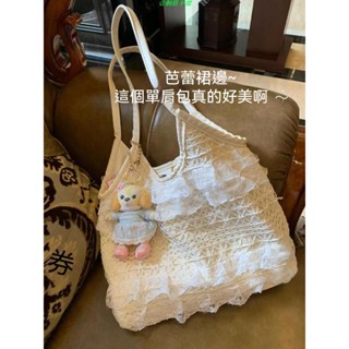 🔥臺灣出貨🔥地雷系 地雷系包包 y2k y3k ins ins風 韓係小眾簡約蕾絲溫柔風單肩包春季新款百搭高顔值通懃