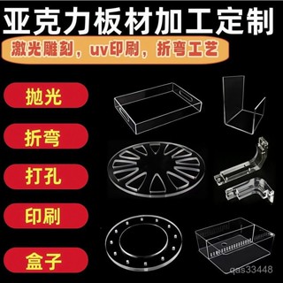 ✨桃園出貨/免運✨【高透展示盒】亞克力定製高透明闆有機玻璃闆加工定製收納盒子展示架整張大尺寸 LGT8