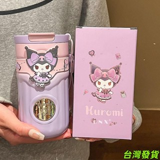 熱銷新款 2024 新款銘牌保溫杯可愛卡通便攜雙飲杯316高顏值咖啡杯子 隨身杯 戶外隨行杯 學生 兒童水杯