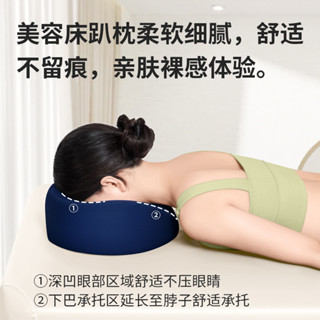 🍑限時下殺價🍑美容院趴枕美容床專用推拿家用按摩床洞臉墊床上趴睡枕記憶棉枕頭ｑｑｑ