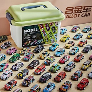 Bebe🌟臺灣出貨🔥兒童合金小汽車 兒童玩具車 寶寶玩具 迴力車 男孩慣性模擬賽車模型 禮盒套裝 男童玩具 禮物交換