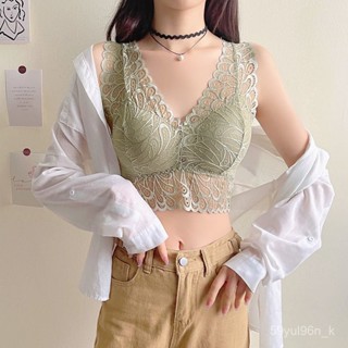 【麗莎生活館】性感蕾絲美背文胸無鋼圈內衣女聚攏防下垂抹胸女士胸罩新款背心