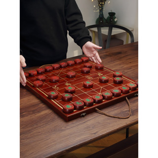 象棋中國象棋實木高檔木質折疊棋盤大號棋子兒童學生成人套裝送禮名尚優旗艦店