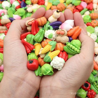 🔥桃園出貨可開發票🔥【模擬果蔬多】迷你模擬蔬菜微縮模型玩具女孩兒童幼兒園過家家擺件 DW28