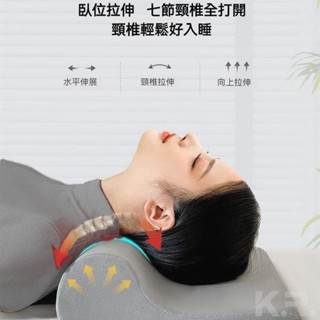 【凱瑞】日本頸椎枕頭 記憶枕 護頸枕 反牽引頸椎枕頭 助眠枕 頸椎枕頭 防蟎 牽引枕 人體工學反牽引
