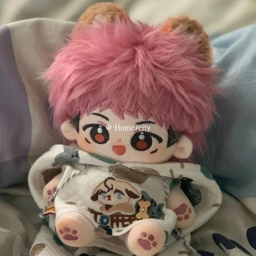 🔥現款免運🔥咒術回戰周邊 咒術回戰周邊棉花娃娃虎杖悠仁20厘米裸娃二次元正版虎杖悠仁娃娃 交換禮物 生日禮物