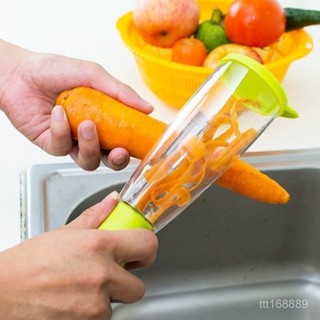 臺灣熱賣【店鋪熱銷】削皮刀帶收納盒家用水果土豆去皮刀多功能廚房削皮器剝皮神器刨刀 DBXE