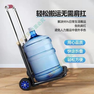 ☃️限時熱款 家用手拉車小便攜折疊行李車拖車推車拉貨拉桿車搬運買菜購物車 珞家優選