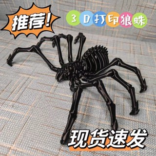 ✨桃園有貨/免運✨3D列印地獄骨架狼蛛關節可活動蜘蛛動物模擬模型兒童擺件禮