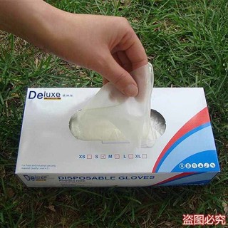 桃園發貨可開票【1.8萬人收藏】院專用橡膠推油pvc手套透明加厚按摩身體用的一次性乳膠手套
