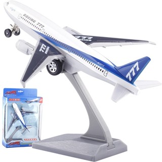 <優選>飛機模型 飛機玩具 模擬模型機 閤金飛機 戰鬥機 客機模型 模擬波音777客機彩珀閤金飛機模型空中客車聲光迴力