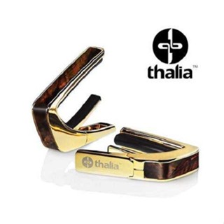 Thalia Capo 鍍金 鍍鉻 黑鍍鉻 純黑麥田納西威士忌紋貝殼鑲嵌裝飾 吉他移調夾 【他，在旅行】