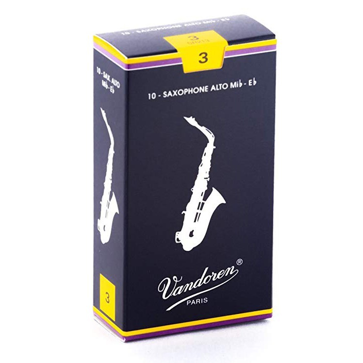 Vandoren簧片  ALTO SAX REED 中音 薩克斯風 竹片 傳統 藍盒 - 【他,在旅行】