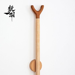 ✨熱銷✨實木晾衣桿叉子家用實木曬衣服桿陽臺拿衣服室內商鋪多功能撐衣桿