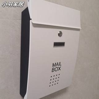 新款 信箱 別墅室外掛墻郵箱防水304不銹鋼信箱 白鐵信箱 戶外防水信報箱 高檔鐵藝信箱意見箱家用箱報箱室外掛壁防雨防水
