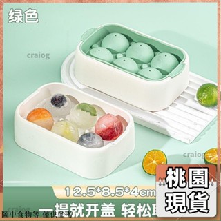 桃園出貨⚡️冰球冰塊模具製冰球形盒家用圓形冰塊模具冰箱帶蓋自制冰格神器夏季自製diy冰箱冷凍製冰機創意冰塊模具49