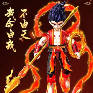 【壹號館】哪吒 魔童轉世 【店鋪熱銷】國潮神魔積木宇宙玩具相容樂高哪吒盲盒手辦模型擺件關節魔童桌面