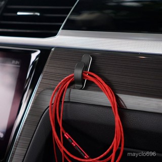 🌹精品好貨🌹汽車掛鈎車載座椅背掛勾強力粘貼式車用多功能前排創意小掛鈎收納 6TTR