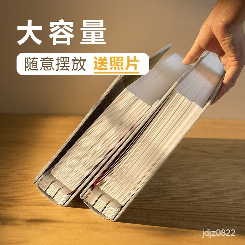 ⚡臺灣現貨⚡免運速發 優選新款特惠棉麻相冊diy手工粘貼式影集創意相簿情侶戀愛影集收藏覆膜紀念冊 IWVE