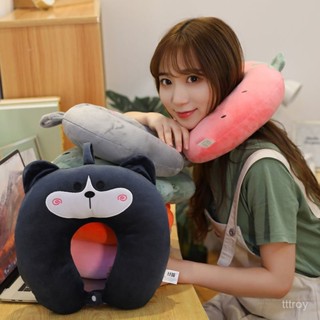 💖 新款💖u型枕頭護頸枕護脖子頸椎枕卡通飛機脖枕旅行枕午睡枕u形可愛靠枕u型頭枕便攜式護頸頸部靠枕睡覺神器