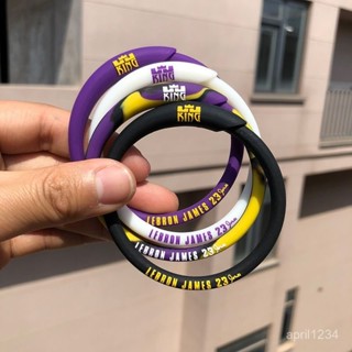 蝦皮最低價科比詹姆斯歐文庫裡杜蘭特籃球星圓圈運動矽膠手環夜光腕帶手鏈
