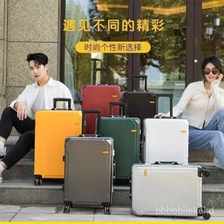 臺灣旅遊行李箱🛫行李箱密碼箱PC靜音萬嚮輪學生箱淺框登機箱加厚旅行箱便攜 行李箱 旅行箱 登機箱