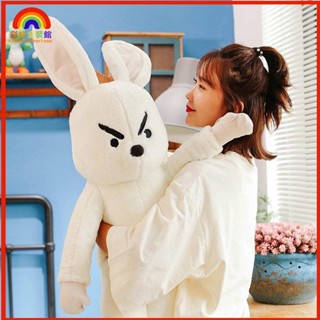 💖優質面料💖奮鬥兔 陪伴玩偶 小白兔公仔 可愛兔子公仔 毛絨玩具 創意禮物 交換禮物 逢兇化吉AP