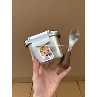 （居家優品） 保鮮盒 不銹鋼 食品密封 保鮮盒 水果便當 便當盒 冰箱盒 便攜式 外出攜帶 寶寶 密封保鮮